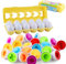 Taozoey Passende Eier, 12PCS ostergeschenke Kinder, Montessori Eier Spielzeug, Ostereier Plastik Farb und Formerkennung Sortierer Puzzle-Fähigkeiten Lernspielzeug für Kinder