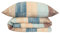 Schiesser Bettwäscheset Emilia | 2-teilig | Gestreift | Renforcé | 100% Baumwolle | Oeko-Tex Zertifiziert | Reißverschluss | 135x200cm + 80x80cm | Petrol