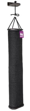 Petrebels Kletterwand, Klettersack Box Bag 115 cm, Kratzbaum Wand, Premium Qualität Wandkratzbaum, zur Wandmontage, Holz Farbe Schwarz-Brauner Look