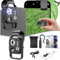 Nanozoom 200x Magnification Zoom, 200x Pocket Microscope Camera, Phone Mini Microscope with Polarizer & Led Light (Black)