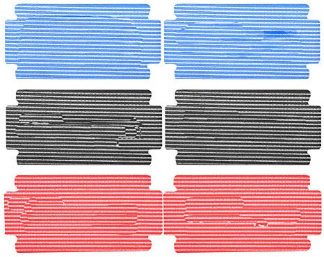 Haargriffpolster, Haargreifer, Klettverschluss-Haarspangen, Rutschfeste Haaraufkleber-Stilklammer Zum Stylen, Abteilen, Schneiden und Färben