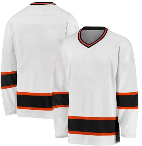 Maillot de Hockey personnalisé,Concevez Votre Maillot de Hockey personnalisé avec Votre nom/équipe/numéro, Maillot de Hockey avec nom adapté aux Cadeaux pour Enfants et Adultes Style 7 KAN0827A