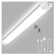 4FT LED Batten Light with Motion Sensor & UK Plug,40W 4000LM Linkable LED Tube Light,6500K Daylight WhiteLED Strip Light,IP66 Waterproof LED Fluorescent Light for Kitchen,Living