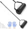 Rullo aeratore per prato, aeratore manuale da giardino con 39 punte con manico staccabile da 127 a 177,8 cm, resistente, per giardino, cortile, suolo, erba