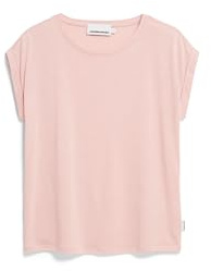 ARMEDANGELS Damen T-Shirt aus Tencel™ Lyocell Mix JILAANA Regular Fit Rosalilly
