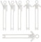 Silicone Cable Ties - Charging Cable | Pack of 6 Silicone Electronic Cable Organisers, Multifunctional Cable Organiser, Headphone Wire Bundle Bands for Men and Women, Travel and Home