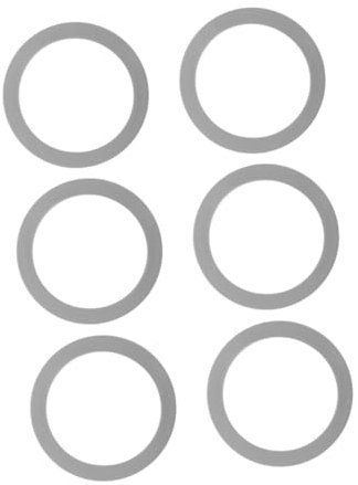 VALICLUD 6pcs Juicer Blender Sealing Gaskets Rubber Replacement Rings for Leakproof Performance Compatible Juicer Easy to Install for Home and Restaurant Use