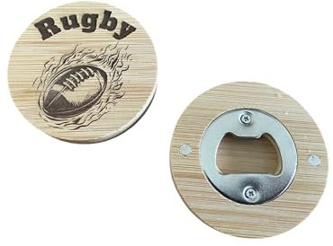 Ashton and Finch Rugby Beer Bottle Opener – Fridge Magnet – Sports Beer Gift and Present for Men
