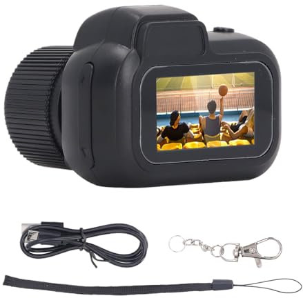 Mini enregistreur espion – Petit porte-clés Cam, appareil HD léger | Enregistreur vidéo caché 1080p avec fonction de filtre, solution compacte idéale pour la à la maison, les voyages, le