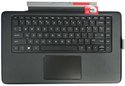 GHJtRs Kompatible Tablet-Basislaptop-Tastatur Kompatibel mit X2-Modelle 13-J 13T-J000 13-J000 13-J002DX 13-J001TU 13-J002TU 13-J003TU