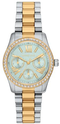 Michael Kors Lexington Damen 34MM zweifarbige Edelstahl-Uhr, MK7609