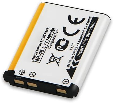 NP-45 Lithium Ion Battery Pack, 3.7V 740mAh, compatible with Fujifilm Finepix and Instax, Steelseries Arctis Nova Pro