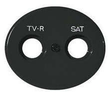 Niessen tacto - Tapa toma tv-r/sat tacto antracita