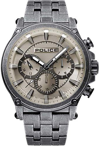 Police Herrenuhr Mineralglas Taman 47 mm