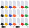 Meetory 45 DIY Leere Spielkarten und 35 Kartenständer Kunststoff Kartenhalter mit 2 Schwarzen Markers Stiften für Büro,Schule,Party Supplies,Kinderspiele