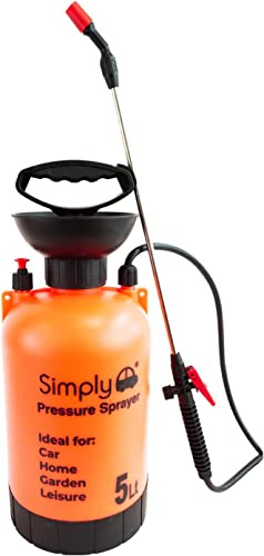 Netagon Portable Garden, Car, Home & Leisure Pressure Washer Manual Hand Pump Action Power Water Sprayer (5 LITRE)