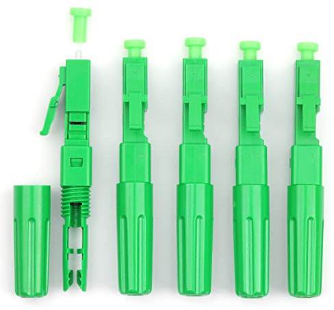 Glasfaser-Schnellverbinder-Adapter, LC UPC/LC APC Glasfaser-Montage-Anschluss, 5 Stück (LC/APC)