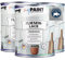 MyPaint Vernice per piastrelle da bagno, 3 x 750 ml, colore bianco crema lucido, colore per piastrelle da cucina e bagno (piastrelle da parete e pavimenti) con elevata opacità, resistente all'acqua,