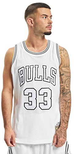 Mitchell & Ness NBA Swingman Jersey Black & White - Chicago Bulls, Scottie Pippen - White (S)