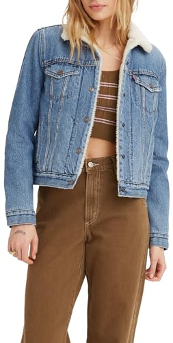 Levi's Women's Original Sherpa Trucker Jacket, Weekend Want, M