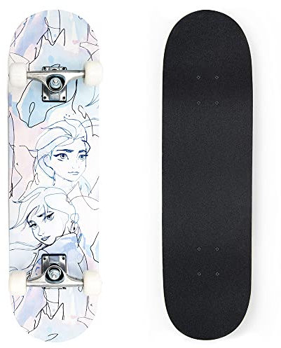 Wooden (Holz) Skateboard FROZEN 79x20x10cm Alu-Achse (9979)