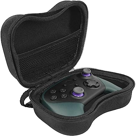 Linkidea Funda rígida para controlador de viaje compatible con mando Luna Wireless, Google Stadia, PS4/5, Xbox, Switch Pro (negro)
