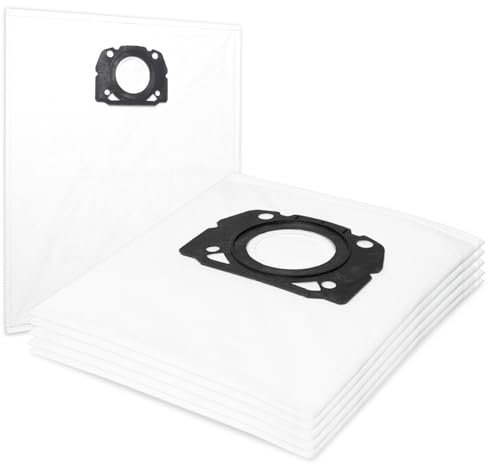 PRIMEBAG - 5 Staubsaugerbeutel kompatibel mit Kärcher WD 4 WD 5 WD 6 Serie, MV 4 MV 5 MV 6 Premium - Ersatz für 2.863-006.0 - Bestleistung beim Saugen