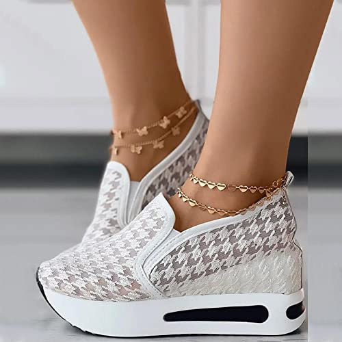 Sandals Women Dressy Summer,Womens Closed Toe Sandals,Comfortable Wedges Sandals Outdoor Walking Roman Shoes Flat Sandals,Wedge Espadrilles Casual Ankle Strap Platform Sandals Beach Travel