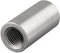 Rundmuffen mit Innengewinde | Edelstahl A2/V2A | Gewindemuffen | Verbindungsmuffen | Distanzmuttern | Langmutter (M8 x 40 mm, 10 Stück)