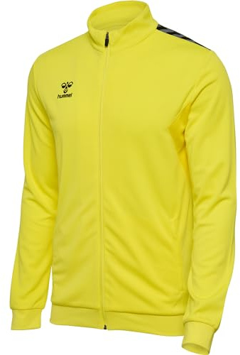 hummel Herren Hmlauthentic Pl Zip Jacket Cardigan Sweater, Blazing Yellow, 3XL EU