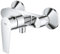 BauEdge Einhebelmischer Brause Chrom | Hochwertige Armatur | Elegantes Design | Funktional | Ideal für modernes Bad (23913001)