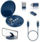 Coolden USB C Adapter Kabel Kit 60W USB C Ladekabel Multi Datenkabel Speicherbox Adapter mit USB C auf Micro USB C auf Lightning USB zu USB C Adapter USB C auf USB C Kabel für Handys Kameras und mehr