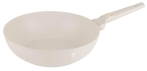 BERLINGER HAUS Padella wok con rivestimento in titanio, 28 cm, collezione Sahara | Ecologica ed efficiente