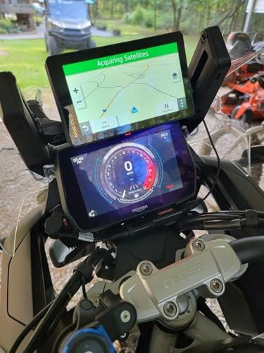 Support de navigation pour moto Garmin Zumo XT, XT2, AMPS, Tomtom Rider 550| Adaptateur pour Triumph Tiger GT 1200 (compatible avec Tomtom Rider 550)