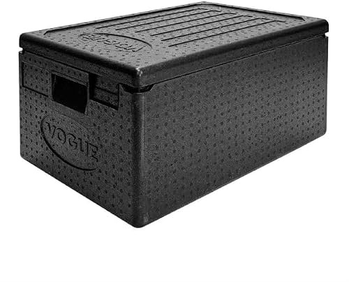 Vogue Insulated EPP Food Transport Box 46Ltr, GN Size - For Hot and Cold Food, Dishwasher Safe DX990
