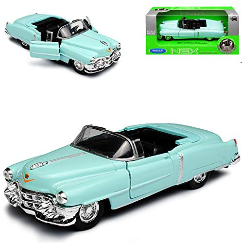 Welly Cadilac Eldorado Cabrio Offen Hell Grün 1953-1966 ca 1/43 1/36-1/46 Modell Auto