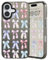 ZCDAYE Case for iPhone 16 Plus,Cute Stylish Bows Leopard Bows Leopard Pattern Printed Phone Case, TPU Shockproof Protective Shell Women Girls Cases Phone Cover for iPhone 16 Plus (6.7 inch), Black Bow