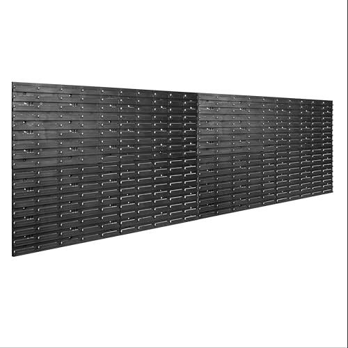 botle Lagersystem Wandregal 2304 x 780 mm Stapelboxen Schüttenregal Sichtlagerkästen Extra Starke Wandplatten Regal Erweiterbar Werkstattregal Lagerregal Werkstattwandregal Steckregal