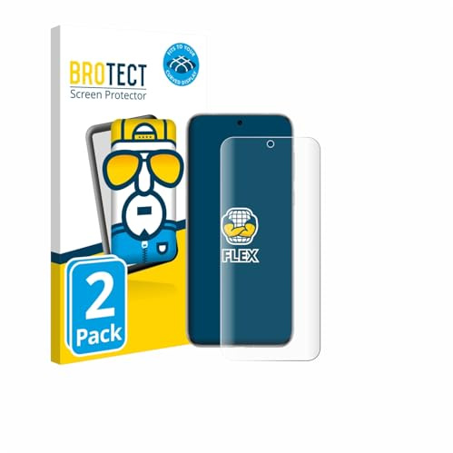BROTECT Schutzfolie für Huawei Pura 70 Pro | 2 Stück Transparenter Displayschutz Made in Germany Klare Full-Screen Folie Full-Cover 3D Curved Montage Kit