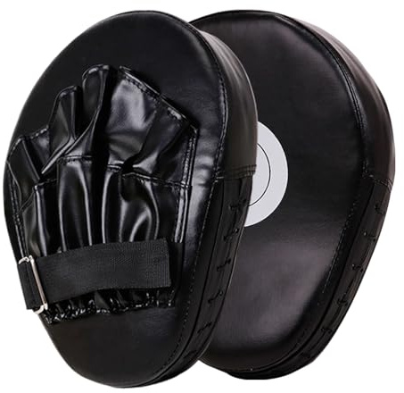 Boxpolster-Handschuhe – Schlaghandschuhe, Gebogene Box-Ziel-MMA-Pads Aus Pu-Leder, Boxpratzen Handpratzen Pratzen Boxen Schlagpolster, Kickboxen Boxen Pratzen