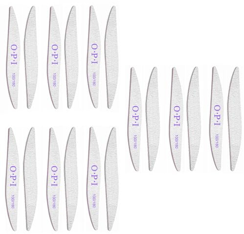 iCovalescent 18pcs Lima de Uñas Profesional, Doble Cara Lima 100/180 Grano Lavable para Gel y Acrílico, Uso en Salón y Hogar