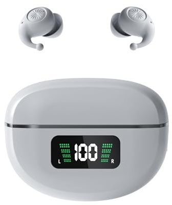 eleror X9 Mini Wireless Earbuds for Sleeping & Daily Use, Ultra-Small Bluetooth Earphones, Full-Silicone Comfort Tiny Ear Buds, Noise-Isolating, Secure Fit, ENC Clear Calls