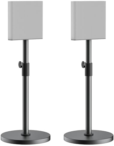 Altavoz Soporte para Sony Bravia Theatre Quad HT-A9M2 Soporte – Soportes de Caja Regulables en Altura en Pareja para Soporte de Altavoz Sony HT-A9M2 Soporte de Altavoz