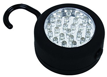 Cofan Lámpara Led portátil redonda | Incluye gancho e imán para colgar | Dispone de 24 Led