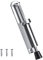 6 Inch Heavy Duty Spring Loaded Step On Door Stopper Door Holder Zinc Alloy Soft Rubber Foot (Silver)