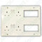 Deta S1985 Multimedia Lounge Plate with 4 x 13A Sockets + 8 Euromodule Spaces