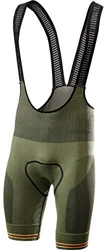 SIX2 Donna Army/Melange Fire-M, Salopette Gamba Corta Clima M, M