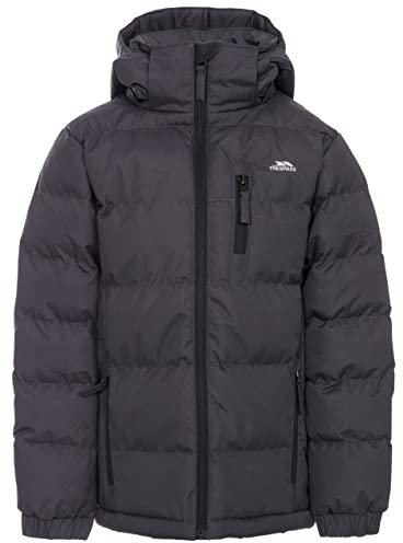 Trespass Jungen 5045274665352 Jacke, Dunkelgrau (40), 7-8 Jahre