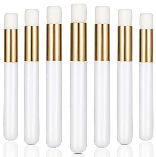 20 Pieces Lash Shampoo Brushes, Peel Off Blackhead Brush Remover Tool, Nose Pore Deep Cleaning Brush, Facial Cleansing Brushes, Eyelash Extensions Blackhead Brush Washing Brush Lash Cleanser (White)