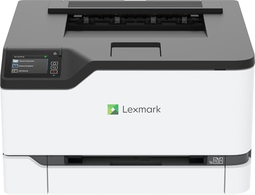 Lexmark CS431dw Color Laser Printer with Interactive Touch Screen, Full-Spectrum Security and Print Speed up to 26 ppm, White,Small (4-Series)(40N9320)